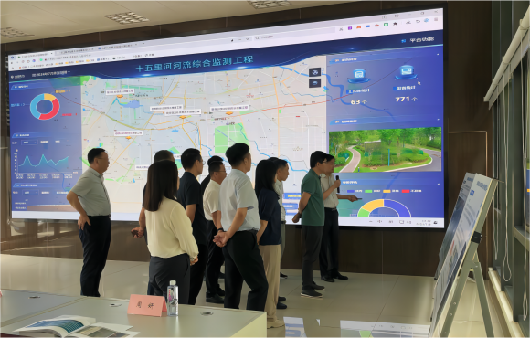 李建中一行调研888集团十五里河流域治理项目
